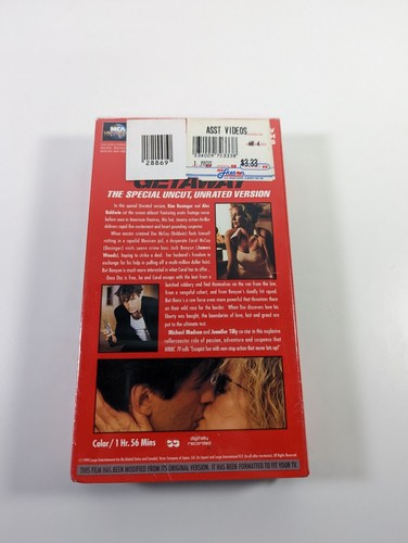 The Getaway 1994 VHS Tape New Alec Baldwin Unrated Uncut Action Crime Thriller - Picture 2 of 4