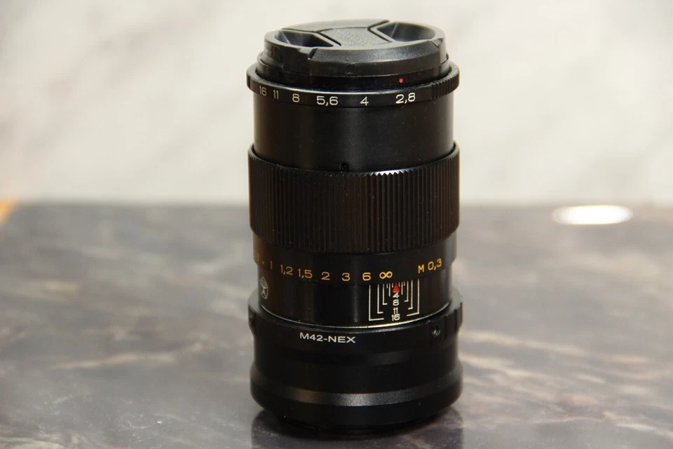 INDUSTAR-61L/Z MC 2,8/50 Soviet lens macro USSR Tessar for Sony nex - Image 3 of 4