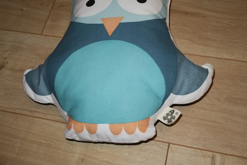 Sebra Deko Kissen Eule Kinderzimmer ca. 45 cm Baby Geschenk Kinder Geburt - Bild 2 von 4