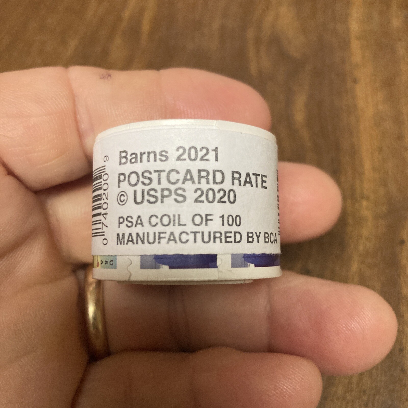 How much does a roll of 100 stamps cost