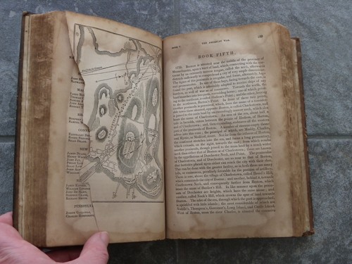 "History of the War of Independence of the USA Vol 1"-Botta-1837-Leather - Picture 7 of 12
