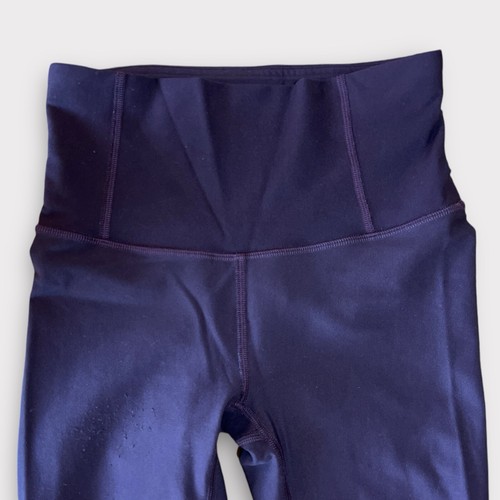 Lululemon Women’s In Focus Zoned In Tight In Plum Shadow Laser Cut Reflective 4 - Picture 3 of 7