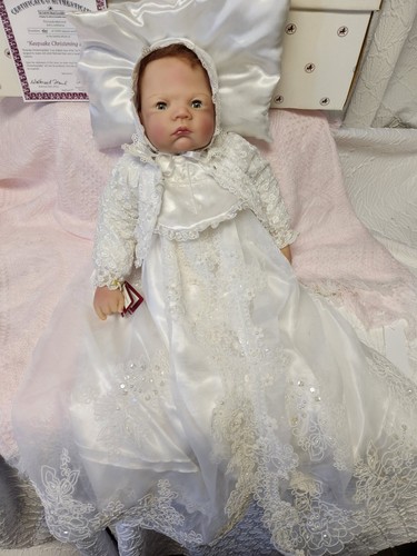 Muñeca bebé bautizo renacido recuerdo Waltraud Hanl Ashton-Drake ~ tan verdaderamente real - Imagen 2 de 10