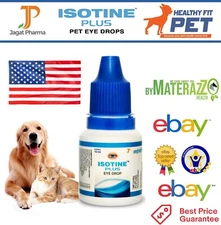 Eye drops Herbals Bio Isotine  DOG/CAT Ayurveda Herbals Care Glaucoma Cataract