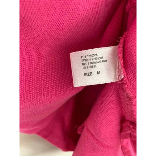 U.S. Polo Assn. Association Pink Green Logo 100% Cotton Polo Shirt Men’s Medium - Picture 8 of 10