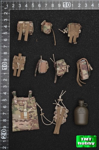 1:6 Scale DAM 78100 Russian Spetsnaz FSB Sniper - Varies Pouch x 9 w/ Canteen - Picture 2 of 2
