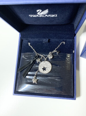 SWAROVSKI Stars And Crytsal Silver Necklace with box 2009 | eBay