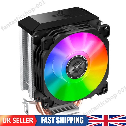 CR1200E 2 Heat Pipe CPU Cooler RGB 3Pin Cooling Fans Heatsink Light Fan Radiator