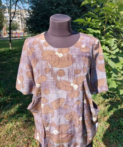 Cacharel Floral Silk Blend Blouse Size S-M? - Picture 2 of 9