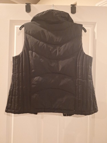Ladies Kenneth Cole Reaction Black Zip Front Vest. Sz M - Picture 6 of 10