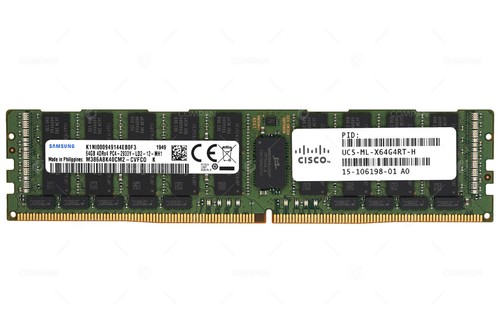 15-106198-01 CISCO DDR4 64GB 4RDX4 PC4-23466 2933MHZ LRDIMM - Bild 2 von 7