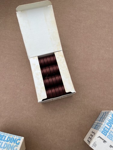 Vintage 5 Box cases, 400 pcs 17,600 yd. bobbins Belding Corticelli Nylon Thread - Picture 4 of 5