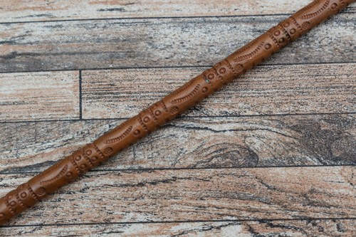 6mm Hand Punched Engraved Copper Wire Floral Design For Hollow Bracelet Making - Picture 10 of 12