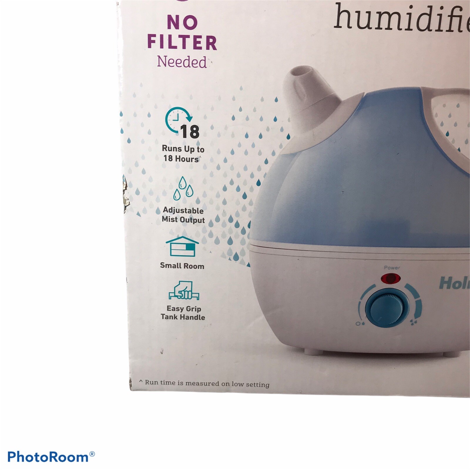 Ultrasonic Holmes Humidifier No Filter Needed 18 Hours Adjustable Mist ...
