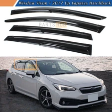For 2017-2023 Subaru Impreza Hatchback FB20 Mugen Style Window Visors Rain Guard