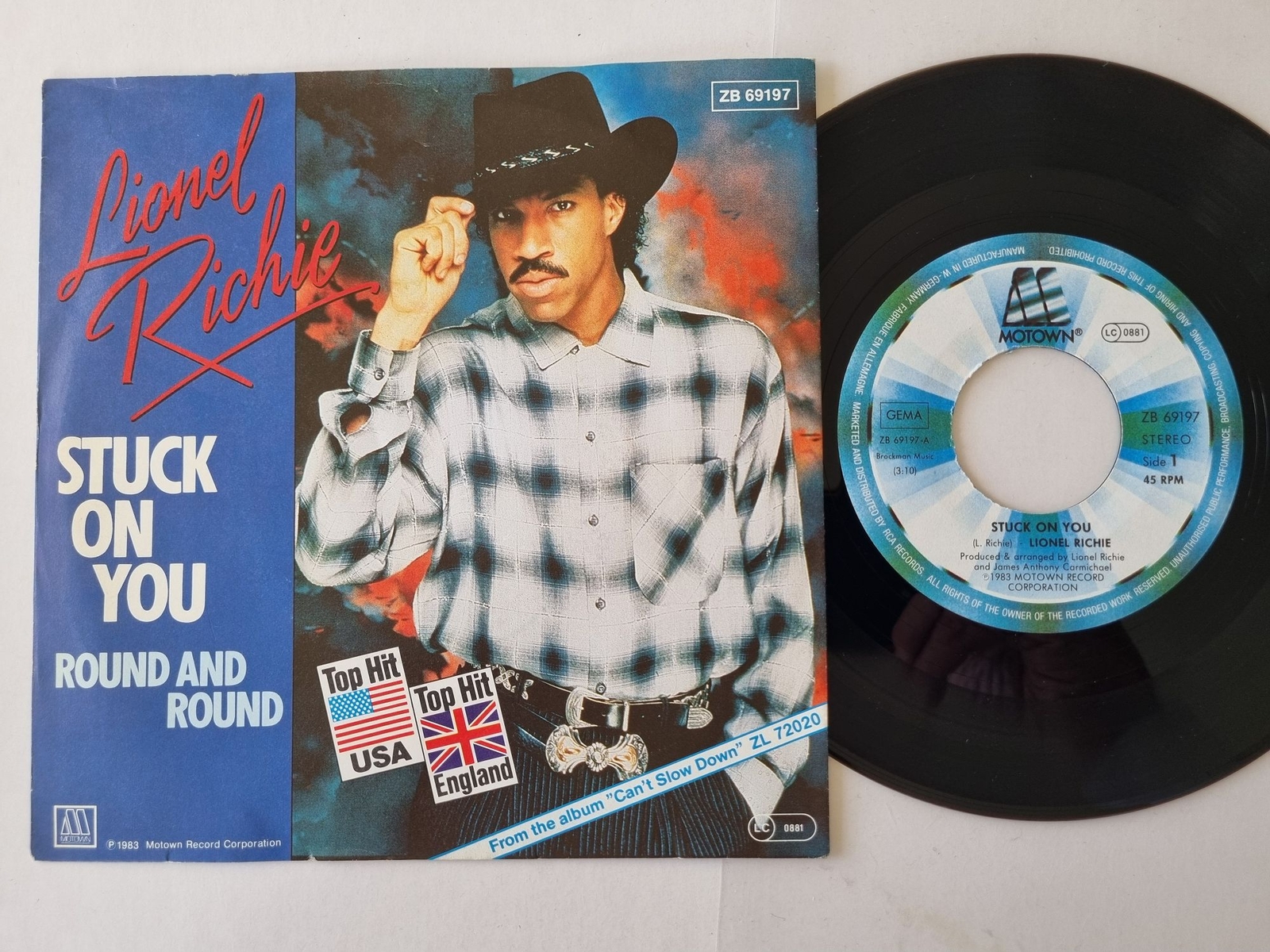 Lionel Richie - Stuck on you 7'' Vinyl Germany