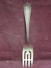 Vintage Sterling Alvin MARYLAND  SALAD FORK 6"  24 grams  Monogram  M