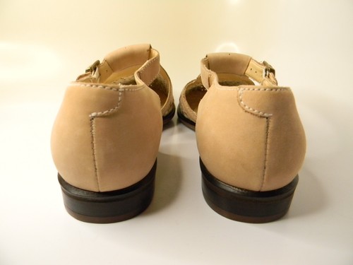 NIB Womens Ann Marino Havana Nubuck Ivory Leather Upper Shoes 8.5N - Picture 4 of 12
