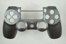 Steel Black Front Face Shell For PS4 Controller - New - For current gen