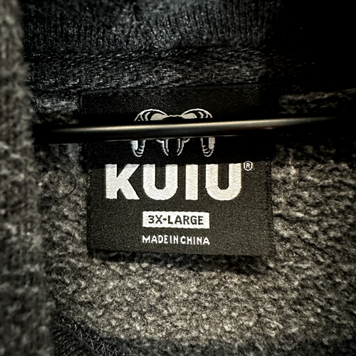 Kuiu Hoodie Sweatshirt Men's 3XL Gray Plane Performance Hunting Gear Graphic - Picture 7 of 7