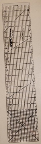 Vintage O’Lipfa Lippenkante LINEAL Modell #11111 24”x5” Olfa Schneider & Matten Quilten - Bild 4 von 5