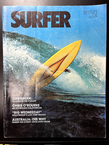 Surfer Magazine - Vintage August 1978 - Chris O'Rourke - Big Wednesday - Foto 1 di 8