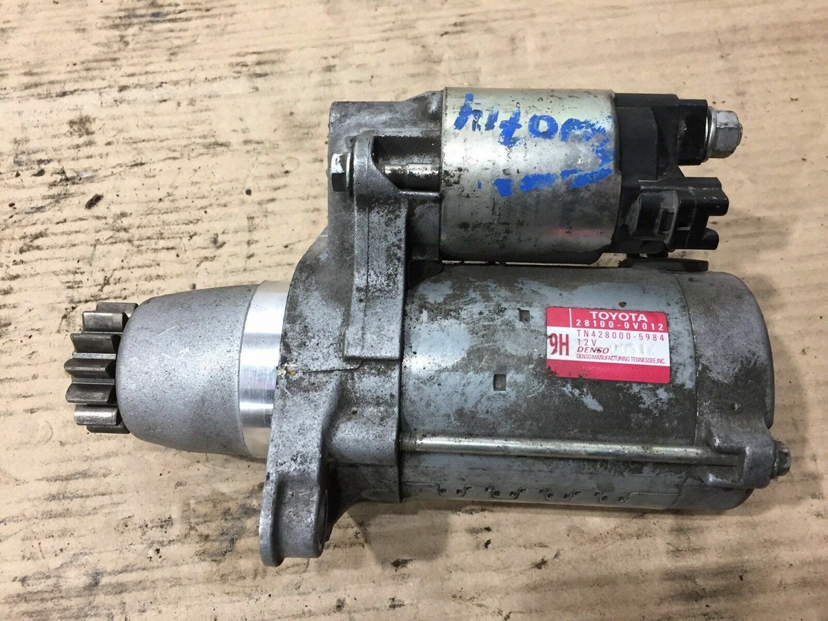 10 11 toyota camry rav4 highlander starter motor 28100-0V012 w
