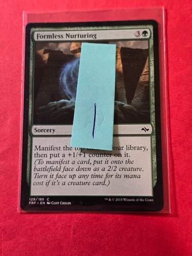 2015 Magic The Gathering Fate Reforged #129 Formless Nurturing, C, G, cd1 - Picture 3 of 3