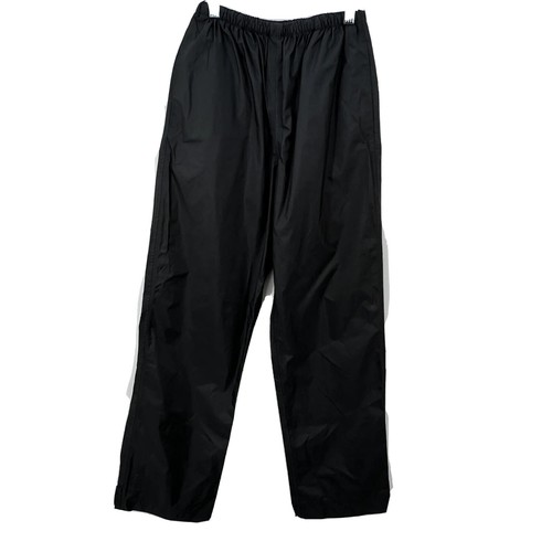 Columbia Titanium Kids Unisex Boy Girl Black Rain Nylon Omni-Tech Pants Sz. L - Picture 1 of 5