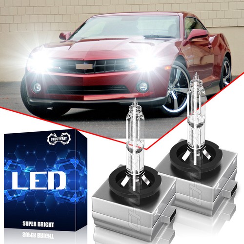 Front Stock HID Headlight Bulbs for Chevy Camaro 2010-2013 Low & High Beam Set 2 - Bild 1 von 12