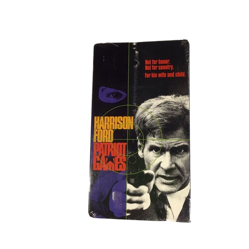 Patriot Games VINTAGE VHS 1992 Harrison Ford, NEW SEALED - Bild 1 von 6