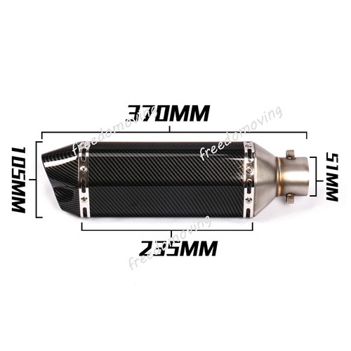 For BMW C650 Sport 2016-2020 Exhaust System Mid Link Pipe Aluminum Muffler Tips - Picture 4 of 10