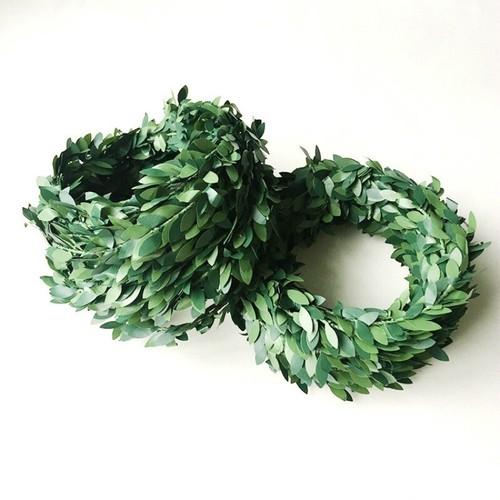 5X Kranz Künstlich Kunst Blätter Girlande Wein Hoop DIY Weihnachten Heim Dekor - Bild 3 von 7