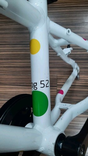 Frog Bike 52 20" Frameset Spotty Kids Bike Alloy Frame Fork Cranks Lightweight - Picture 13 of 24