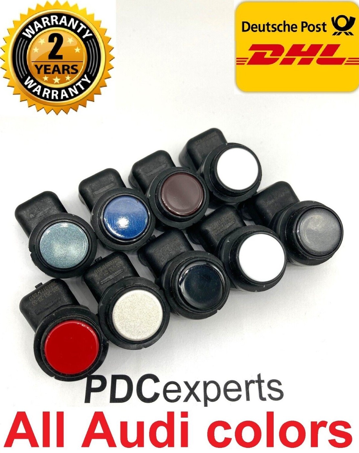 OEM Parking sensor 1S0919275A D PDC Audi A3 A4 A5 S5 A6 A7 All Colors Available