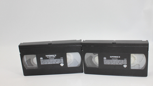 Superman 1-2-3-4 Complete Collection (VHS)(French) Tested - Bild 4 von 6