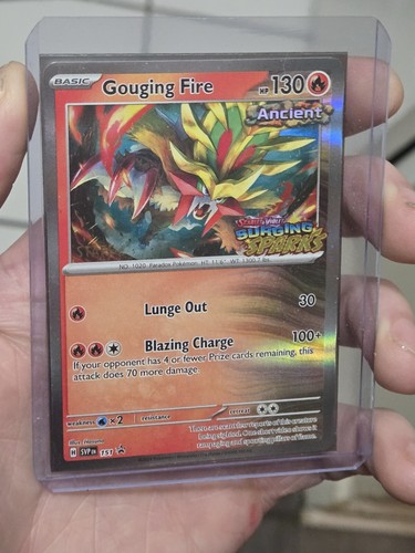 Gouging Fire 151 Sv: Scarlet & Violet Promo Staff Cards Holo - Picture 11 of 13