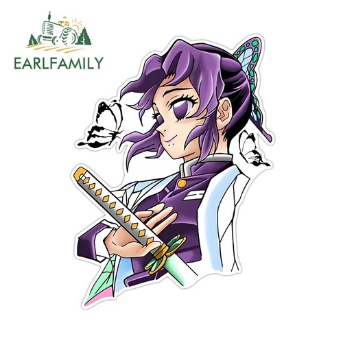 EARLFAMILY 5.1" Demon Tanjirou Hashibira Inosuke Fanart Car Stickers Vinyl Decal - Picture 3 of 6