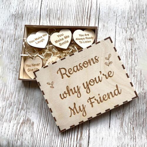 Unique Friendship Gift Reasons Why Youre My Best Friend Wood Gift 2024 - Picture 1 of 19