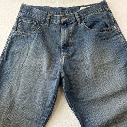 Vtg Y2K Jeans Men 38x32 Dodeca Baggy Wide Leg Grunge Hip Hop JNCO Style Denim - Picture 3 of 17