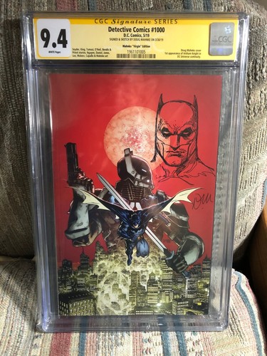 Batman CGC 9.4 Sig. Serie, skizziert und signiert Mannke Virgin Ltd.Ed. Mit COA - Bild 1 von 3