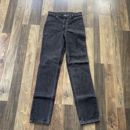 Levi's 505 Student Fit Black Jeans Red Tab Size W30 L34 New Old Stock - Picture 2 of 15