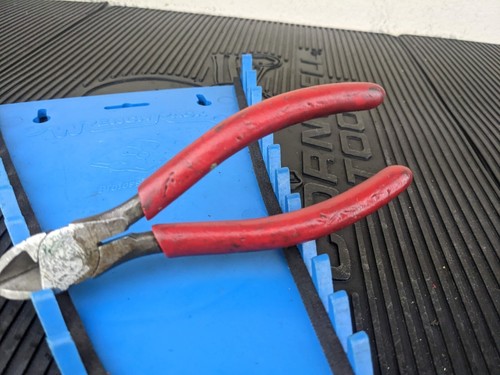 #ao969 Snap on Tools 6" Diagonal Wire Side Cutter USA Red Handle 86BCP - Picture 5 of 19