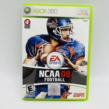 NCAA Football 08 (Microsoft Xbox 360, 2007) *CASE & MANUAL ONLY* No Game Disc