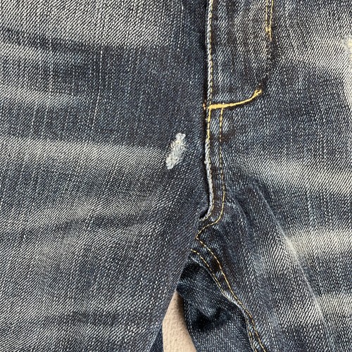 Japanese Selvedge Denim Jeans Mens 34x34 Straight Leg Button Fly Dirty Washout - Picture 6 of 19