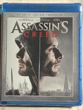 Assassins Creed Blu-ray Digital HD 3D Michael Fassbender Jeremy Irons NEW Sealed