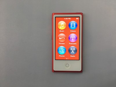 Apple iPod nano 7th Generation Red (16 GB) new 885909609345
