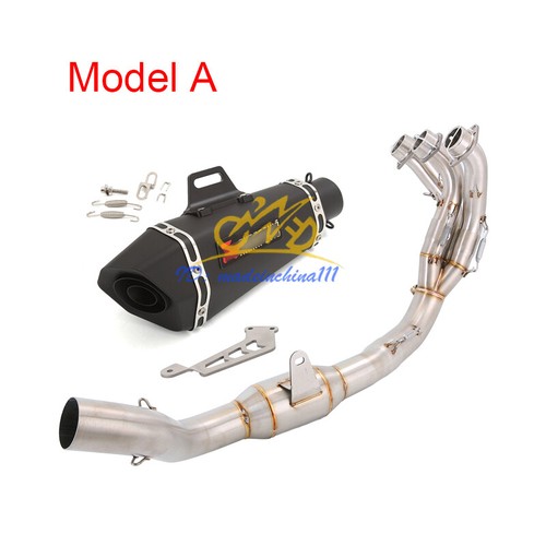 For Yamaha MT-09 FZ09 2020-2024 Full System 51mm Muffler Tip Exhaust Header Pipe - Picture 5 of 16