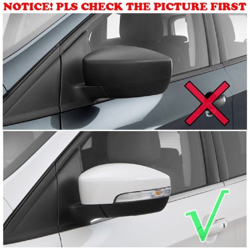 For Ford Kuga Escape 2013-2016 Chrome Side Rearview Wing Mirror Cover Trim - Picture 6 of 6