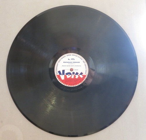 Charlie Spivak / Benny Carter 78 RPM / Fish Fry / VDISC No.449 (58-0225-MT) - Picture 3 of 4